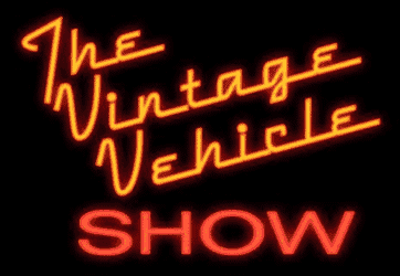 Neon sign that says: The Vintage Vehicle Show